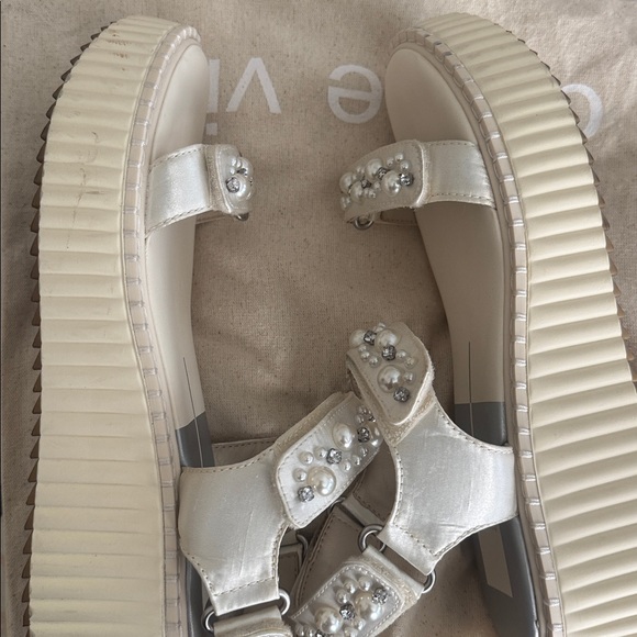 Dolce Vita Women's Debra Cream Women's Sandals Size 8.5 M Good Condition - Picture 11 of 15